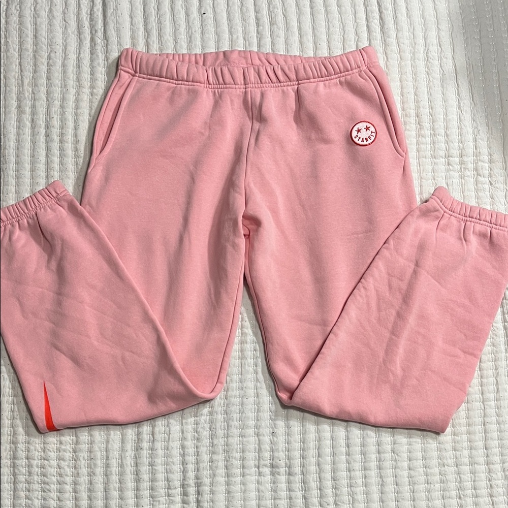 Women's Pink Star Emblem Joggers - Picture 1 of 5